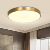Plafonnier Salle de Bain Rond en Laiton