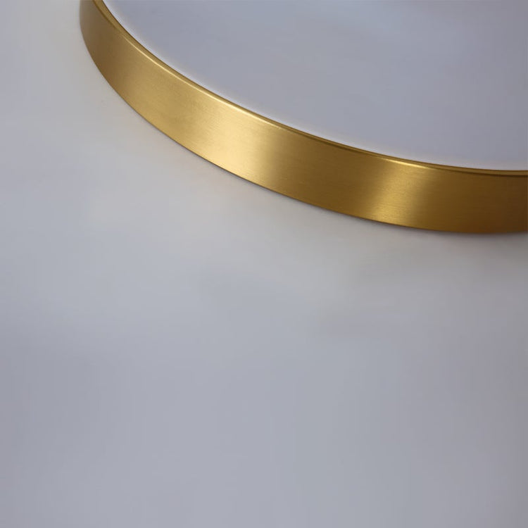 Plafonnier Salle de Bain Rond en Laiton