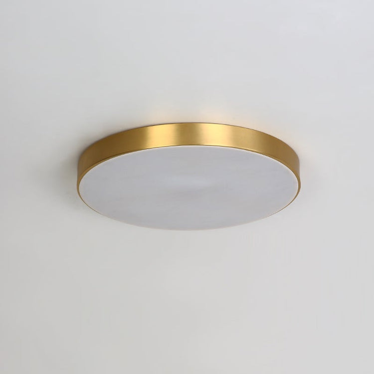 Plafonnier Salle de Bain Rond en Laiton