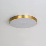 Plafonnier Salle de Bain Rond en Laiton
