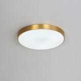 Plafonnier Salle de Bain Rond en Laiton