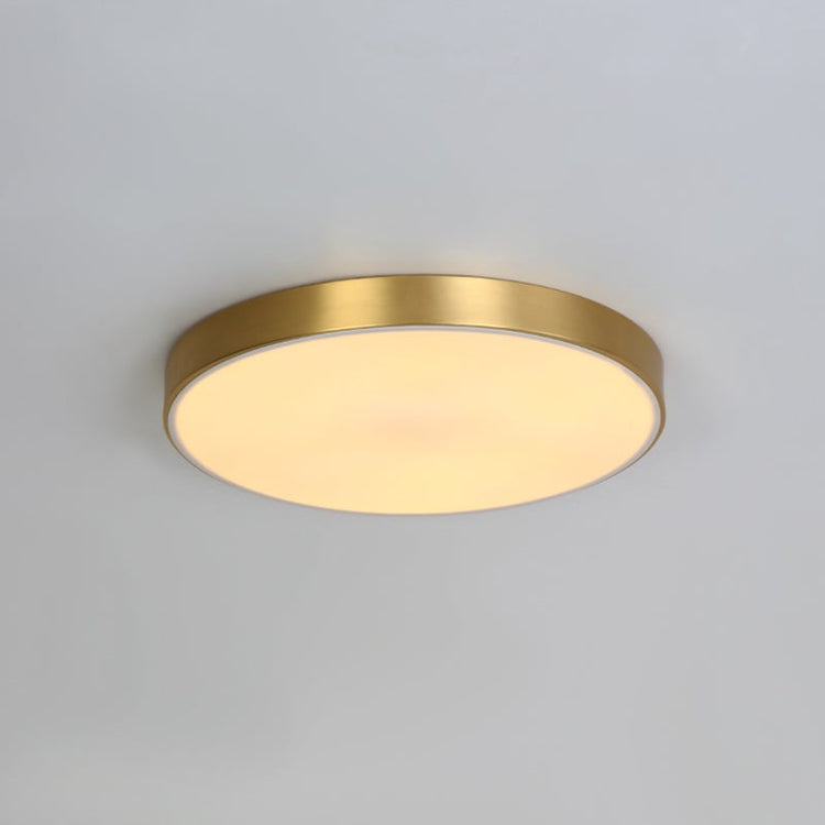 Plafonnier Salle de Bain Rond en Laiton