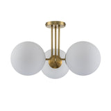 Plafonnier Chambre Spoutnik en Laiton