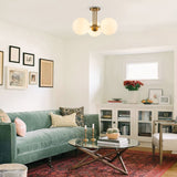 Plafonnier Chambre Spoutnik en Laiton