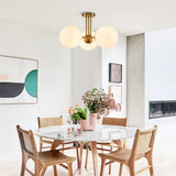Plafonnier Chambre Spoutnik en Laiton
