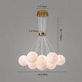 Lustre Salon Boule en Métal