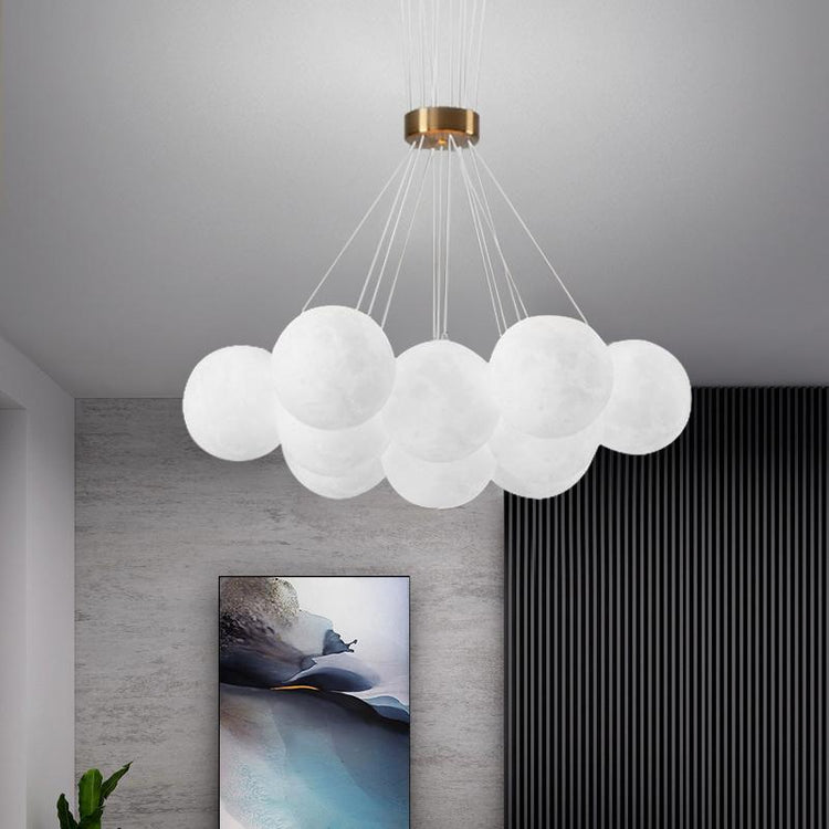 Lustre Salon Boule en Métal