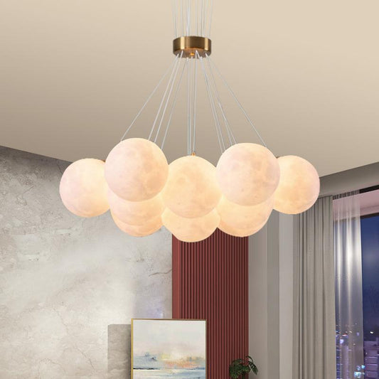 Lustre Salon Boule en Métal