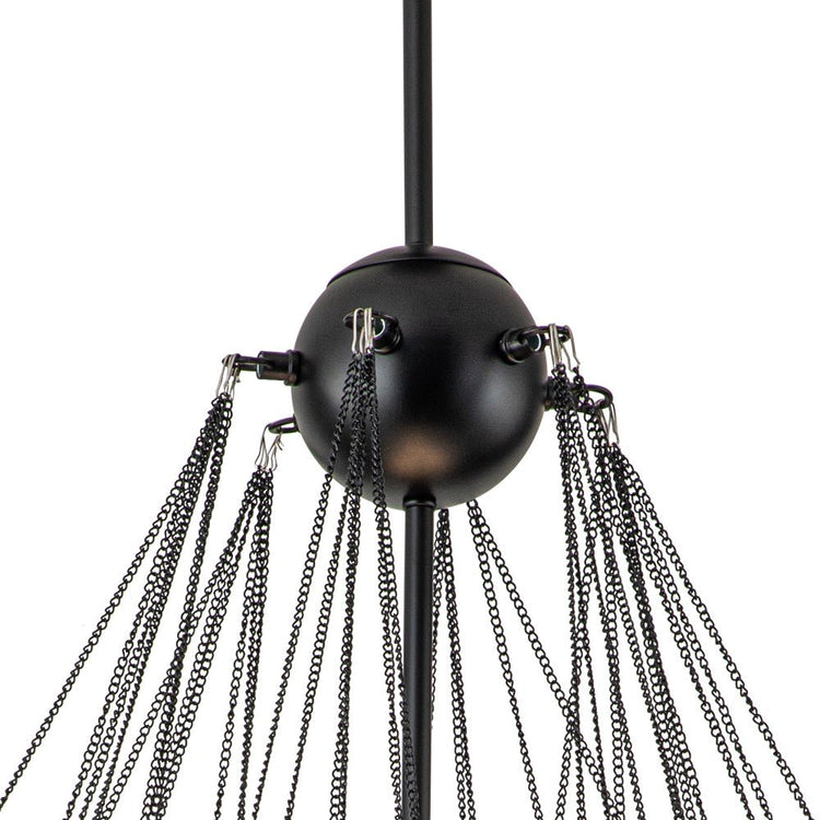Lustre Salon Boule en Verre 80 cm