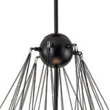 Lustre Salon Boule en Verre 80 cm