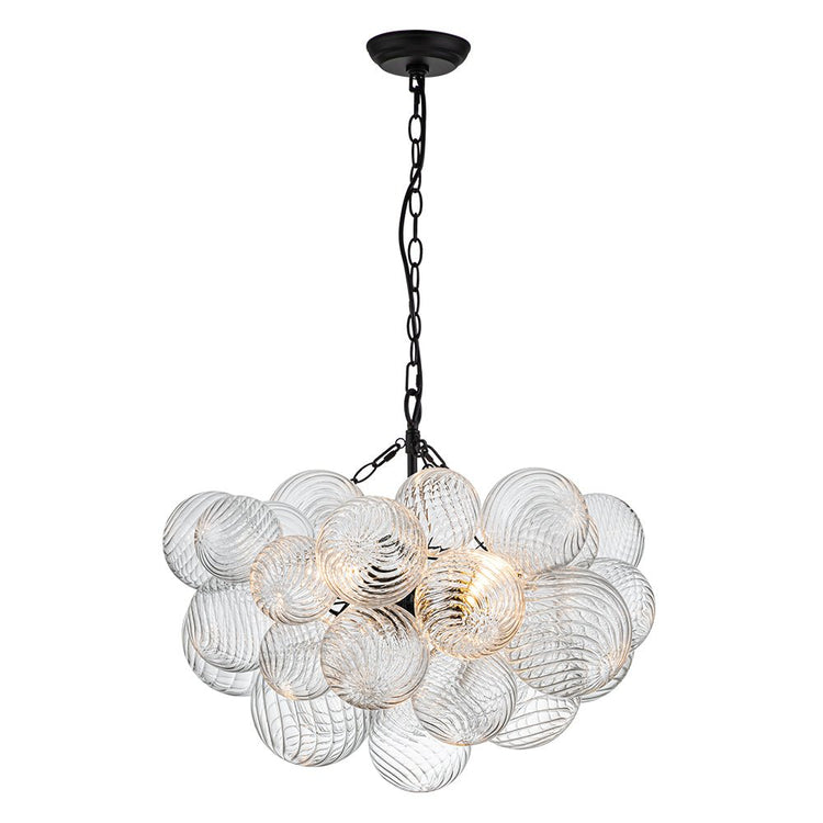 Lustre Salon Boule en Verre 83 cm