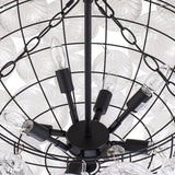 Lustre Salon Boule en Verre 83 cm