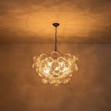 Lustre Salon Boule en Verre 83 cm