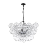 Lustre Salon Boule en Verre 83 cm