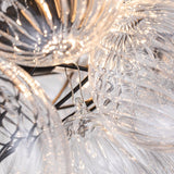 Lustre Salon Boule en Verre 83 cm