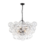 Lustre Salon Boule en Verre 83 cm