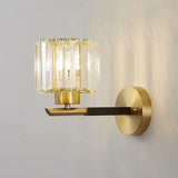 Applique Murale Chambre en Cristal 15 cm