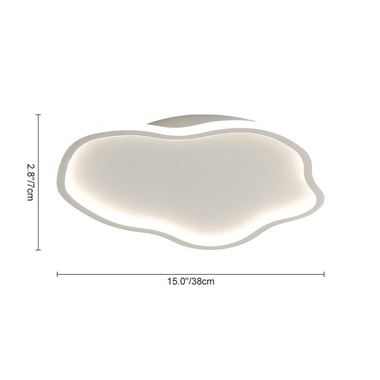 Plafonnier Salon Nuage en Métal 38 cm
