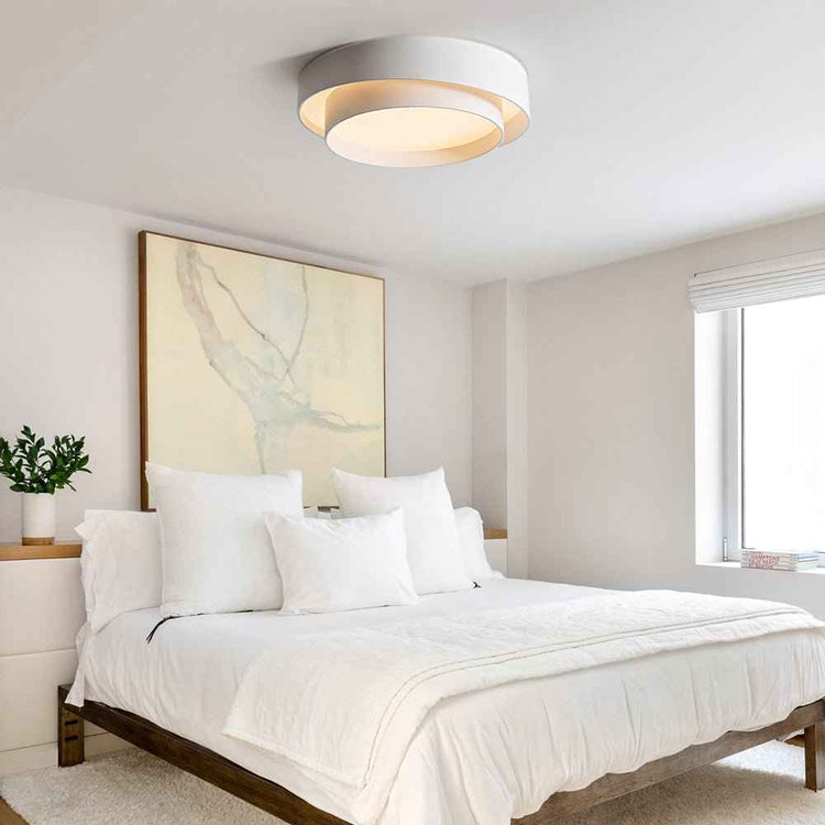 Plafonnier Concentric Anneaux Rond pour Salle de Bain