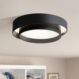 Plafonnier Concentric Anneaux Rond pour Salle de Bain