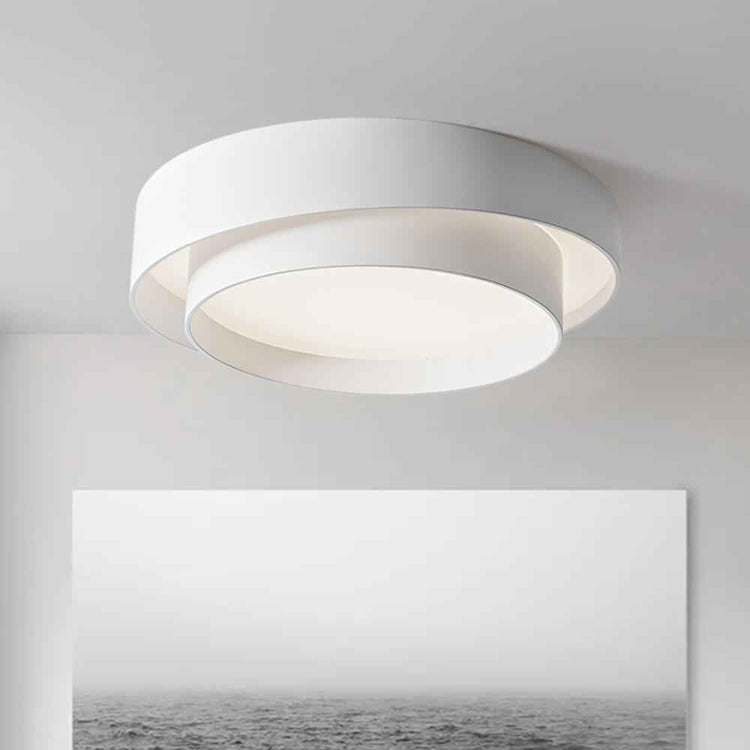 Plafonnier Concentric Anneaux Rond pour Salle de Bain