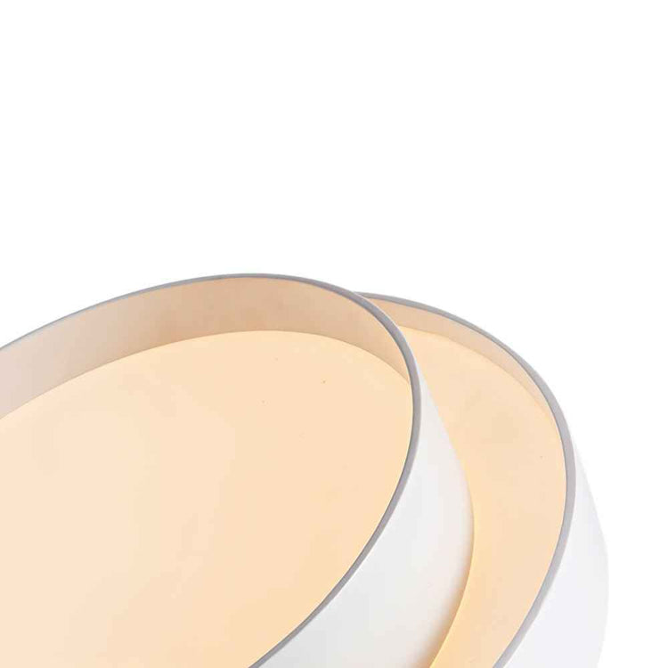 Plafonnier Concentric Anneaux Rond pour Salle de Bain