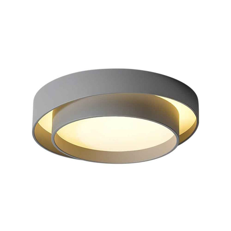 Plafonnier Concentric Anneaux Rond pour Salle de Bain