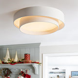 Plafonnier Concentric Anneaux Rond pour Salle de Bain