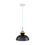 Suspension Luminaire Craftsman Style 1 Lumière Simple Dôme pour Salle à Manger