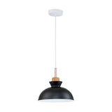 Suspension Luminaire Craftsman Style 1 Lumière Simple Dôme pour Salle à Manger