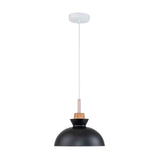 Suspension Luminaire Craftsman Style 1 Lumière Simple Dôme pour Salle à Manger