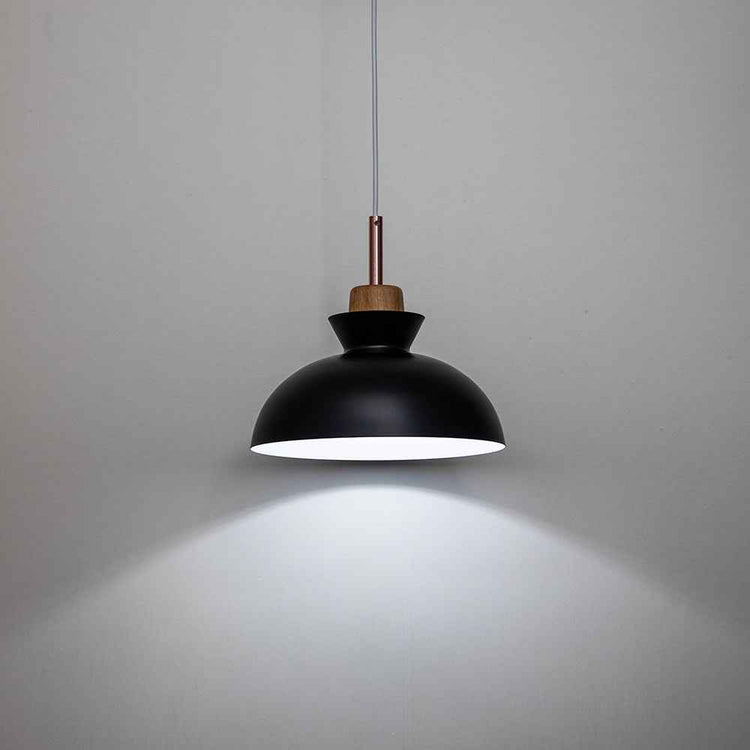 Suspension Luminaire Craftsman Style 1 Lumière Simple Dôme pour Salle à Manger
