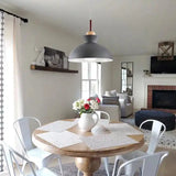 Suspension Luminaire Craftsman Style 1 Lumière Simple Dôme pour Salle à Manger