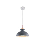 Suspension Luminaire Craftsman Style 1 Lumière Simple Dôme pour Salle à Manger