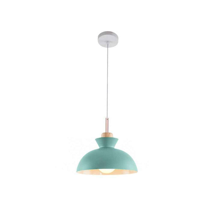 Suspension Luminaire Craftsman Style 1 Lumière Simple Dôme pour Salle à Manger
