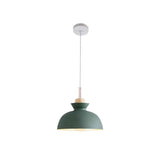 Suspension Luminaire Craftsman Style 1 Lumière Simple Dôme pour Salle à Manger