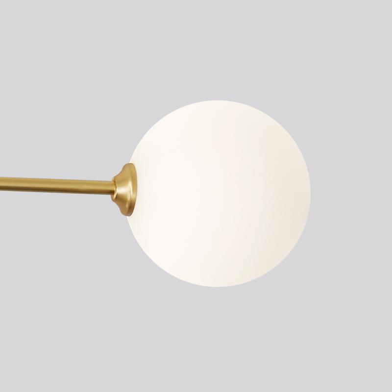 Lustre Cross Type Sputnik 6 Lumières Plafonnier pour Salon