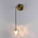 Applique Murale Chambre en Cristal 12 cm