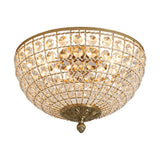 Plafonnier Salle de Bain Bol en Cristal 38 cm