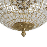 Plafonnier Salle de Bain Bol en Cristal 38 cm