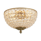 Plafonnier Salle de Bain Bol en Cristal 38 cm