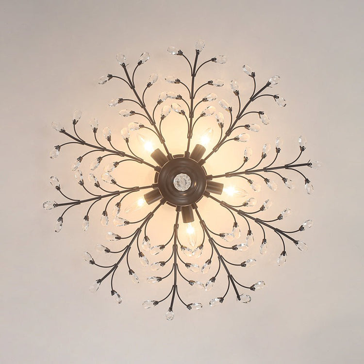 Lustre Salle à Manger Spoutnik en Cristal