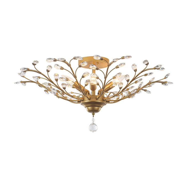 Lustre Salle à Manger Spoutnik en Cristal