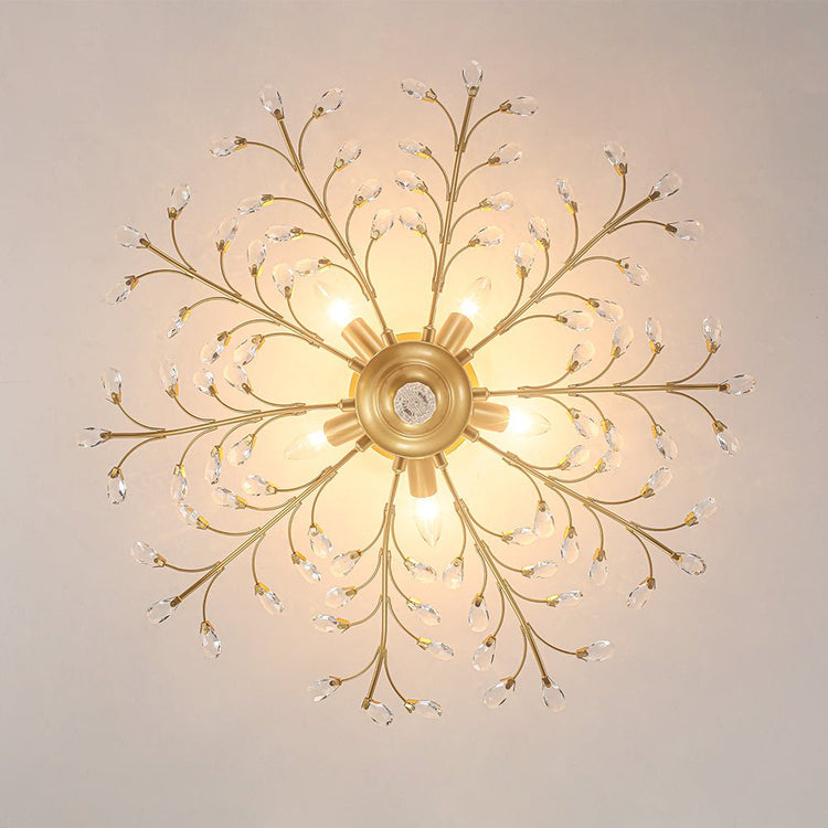 Lustre Salle à Manger Spoutnik en Cristal