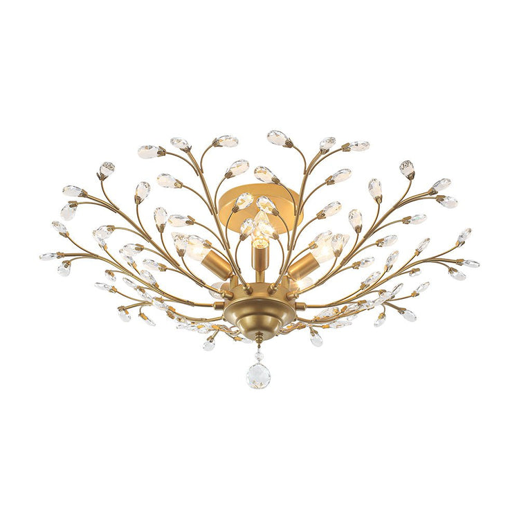Lustre Salle à Manger Spoutnik en Cristal