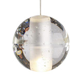 Suspension Cristal Globe Grappe pour Salle à Manger