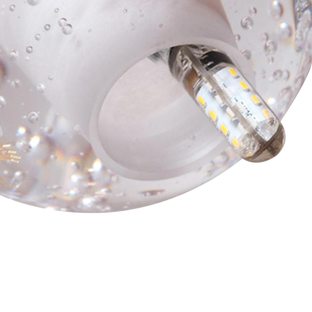 Suspension Cristal Globe Grappe pour Salle à Manger