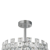 Plafonnier Cristal Semi-Encastré pour Salon