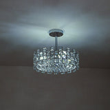 Plafonnier Cristal Semi-Encastré pour Salon