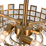 Plafonnier Cristal Semi-Encastré pour Salon